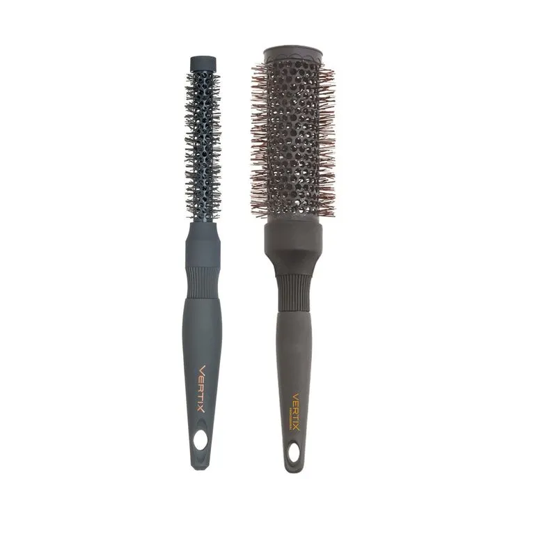 Kit Escovas Cabelo Nano Silver Hot Ion Vertix Vazadas Belliz