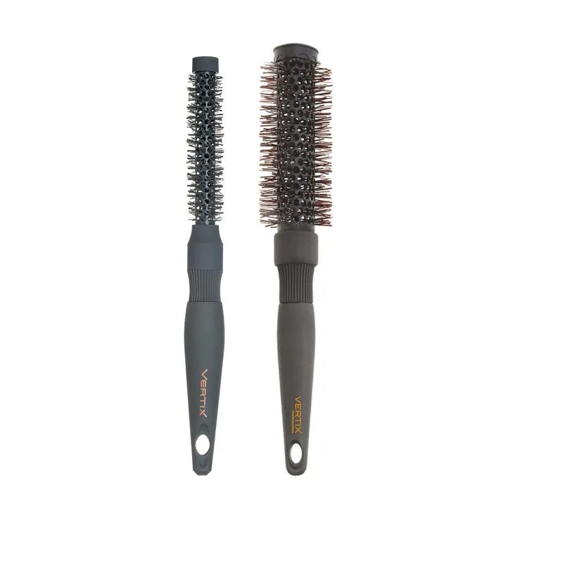 Kit 02 Escovas De Cabelo Nano Silver Hot Ion Vertix Belliz