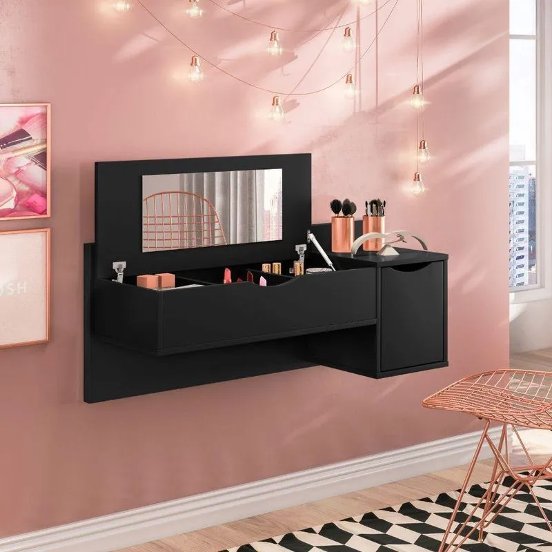Camarim Albatroz Blush 2 Portas Preto Fosco