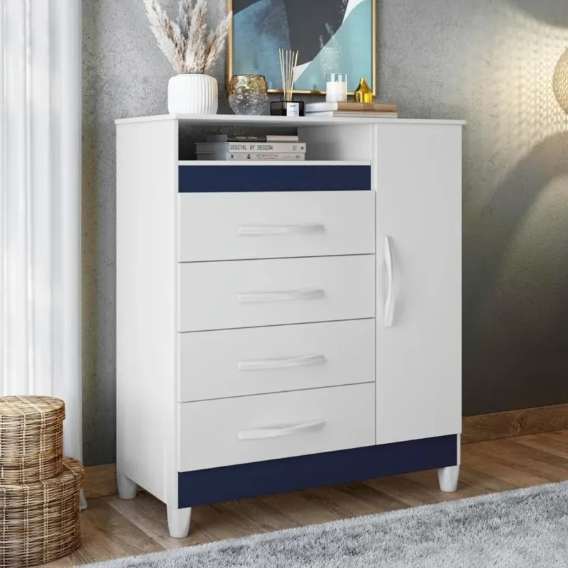 COMODA TURQUESA 1 PT 4 GAV - BR(MULTIFLEX)