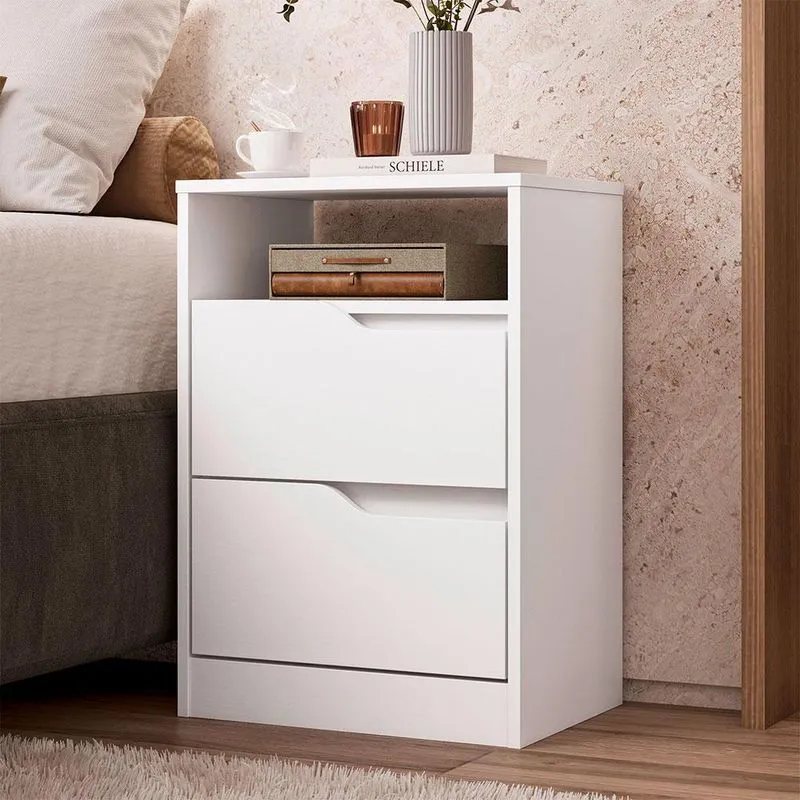 Mesa de Cabeceira Sole 2 GV Branca