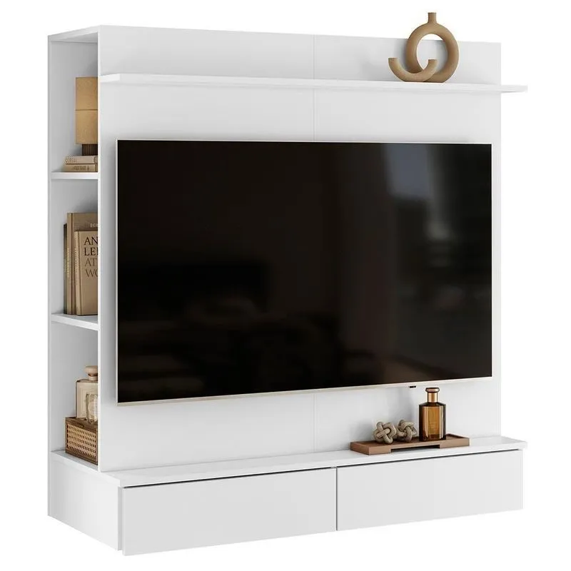 Closet Com Painel Wave Branco Para Até 42? - Móveis Albatroz Branco