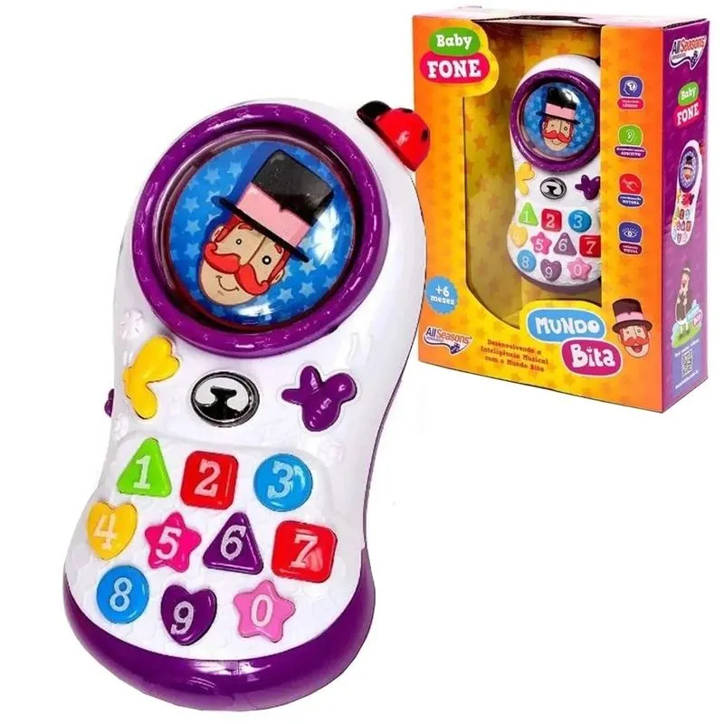 Telefone Com Musica E Luz Mundo Bita (asb1026) - Avent