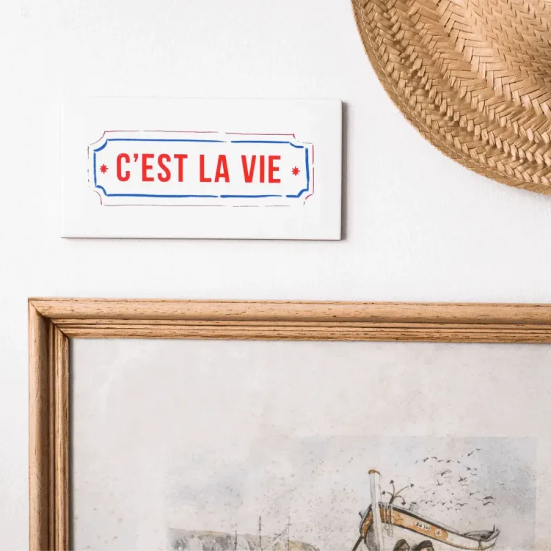 Azulejo Decorativo - C'est La Vie - Casa Toco