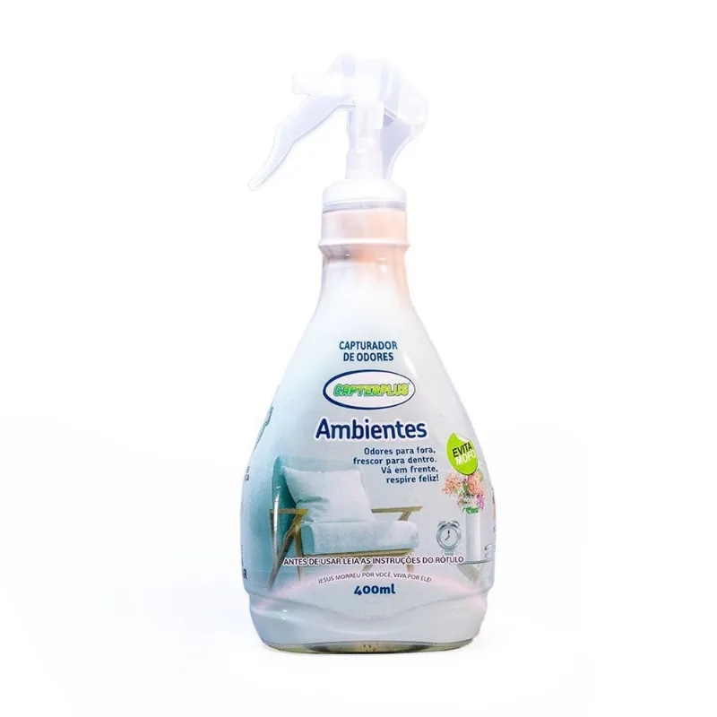 Capturador De Odores 400ml Capterplus Captura Odores E Perfuma Criando Uma Experiência Olfativa