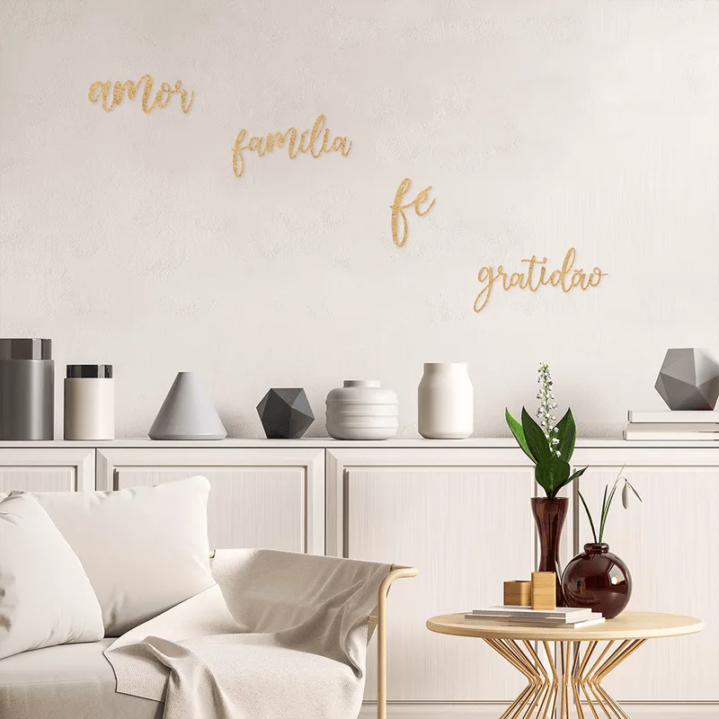 Kit Decorativo de Parede Agradecer C4P001MDF