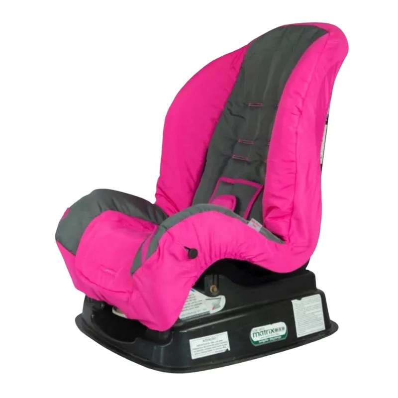Capa Para Cadeira Cinza Chumbo Com Pink Neo Matrix