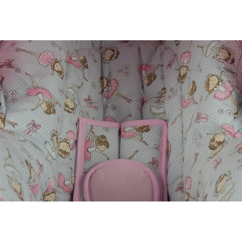 Capa Para Bebê Conforto, Universal, Bailarina, Protetor