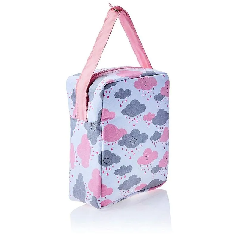 Bolsa termica - nuvem rosa nova