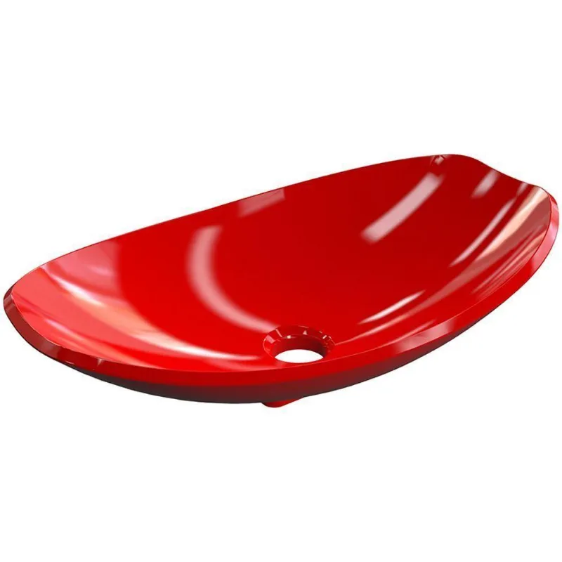 Cuba De Apoio Canoa C01 Para Banheiro Lux L45 Vermelho