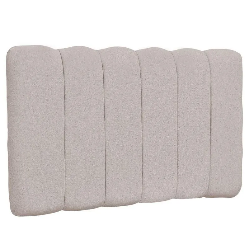 Cabeceira Cama Box Painel Solteiro 100 Cm Dubai W01 Bege