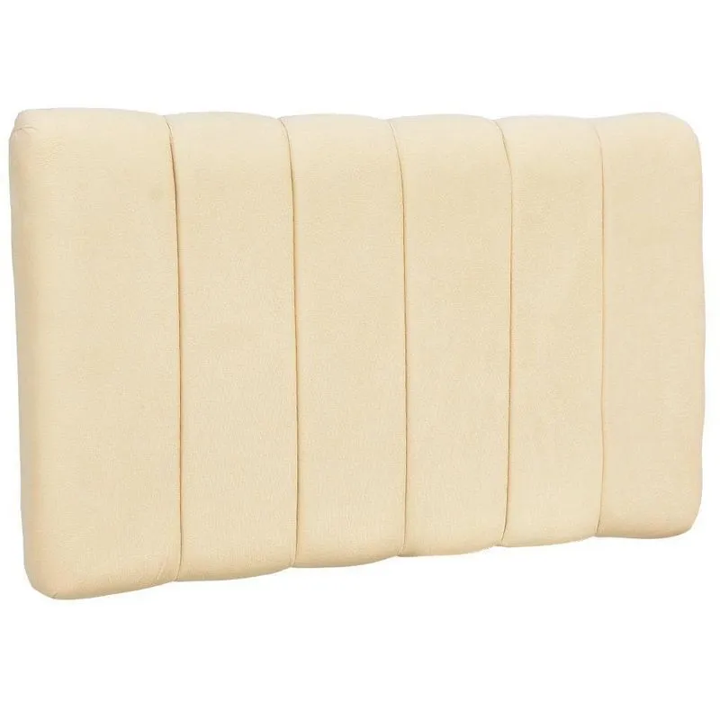 Cabeceira Cama Box Painel Solteiro 100 Cm Dubai W01 Bege