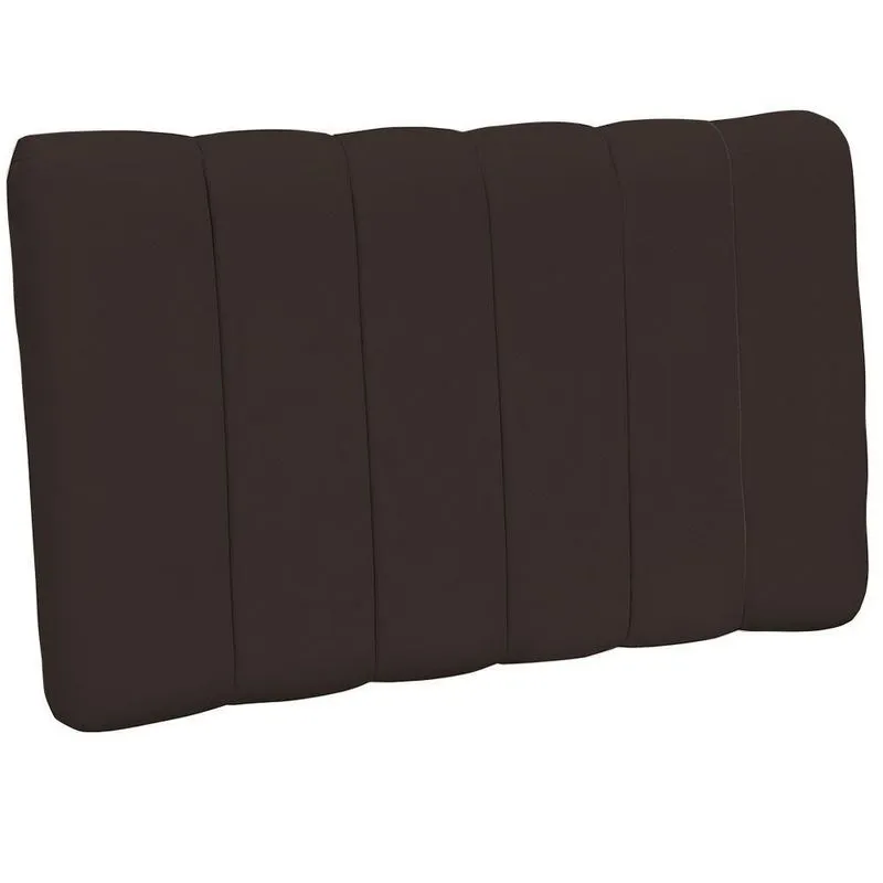 Cabeceira Cama Box Painel Solteiro 100 Cm Dubai W01 Marrom