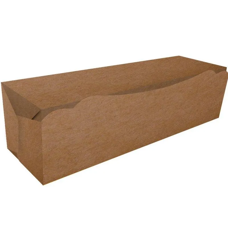 Embalagem De Cachorro Quente Hotdog Delivery 20cm Kraft 500u