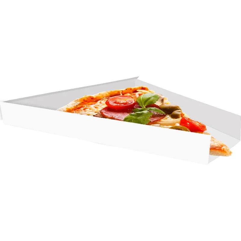 Caixinha Embalagem para Fatia de Pizza 200un Branca