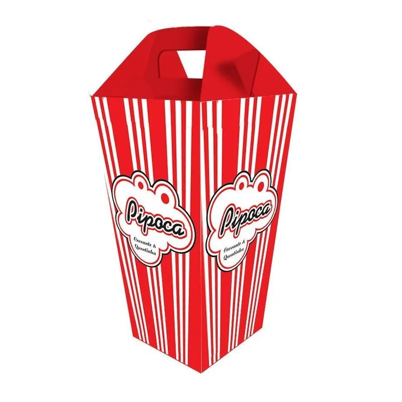 Caixinha De Pipoca Delivery 40grs - 300 Unidade