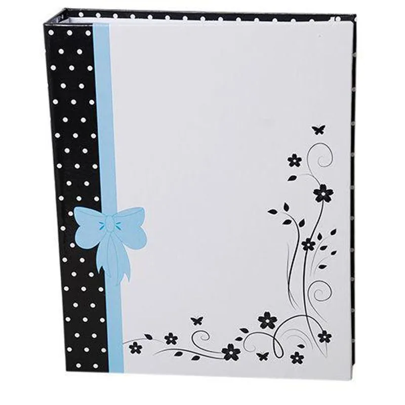 Álbum 120 Fotos 10x15 Paint Rec 100/11 Preto E Branco Flores