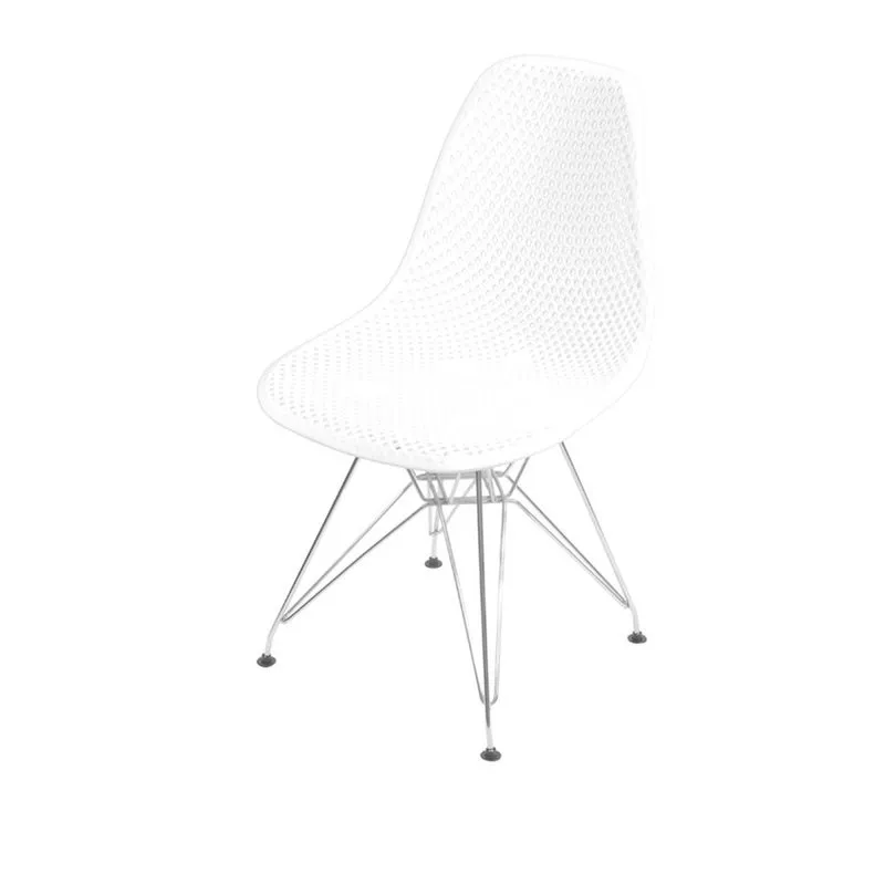 Cadeira Or-1119cr Em Polipropileno Com Base Cromada Or Design