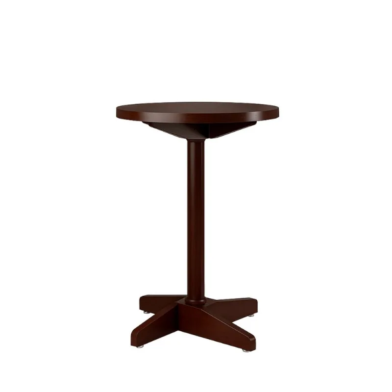 Mesa Bar Baixa Piratini 60x77cm em Madeira Maciça Castanho Acetinado
