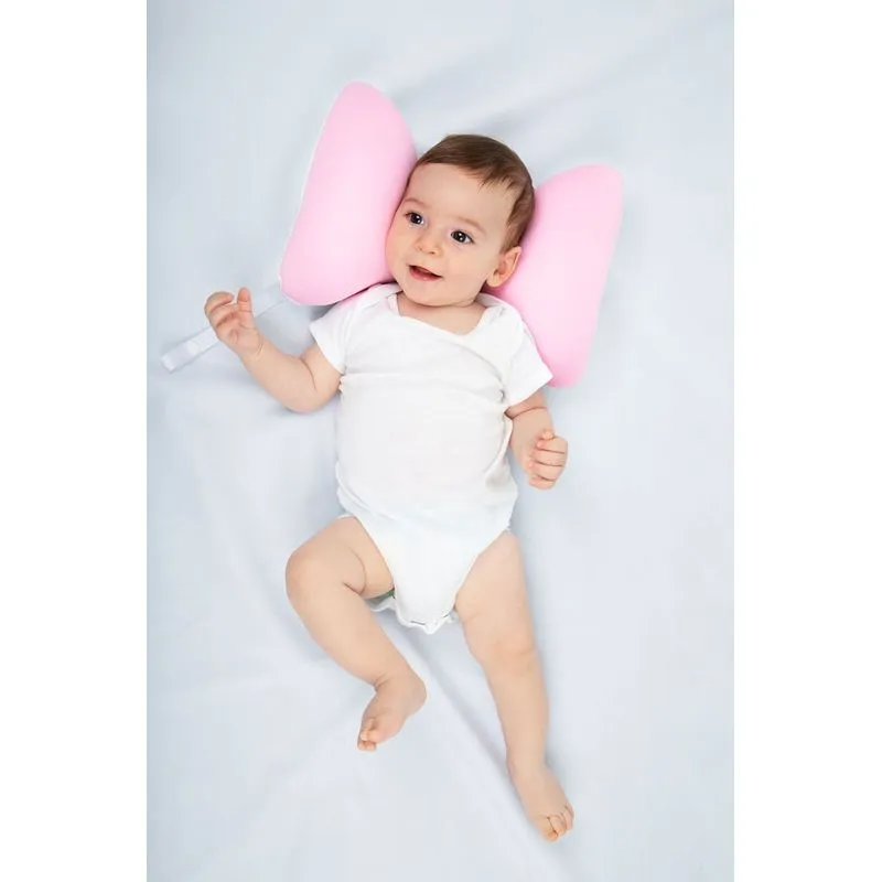 Suporte para Cabeça Borboleta Baby Pil Rosa Baby Pil