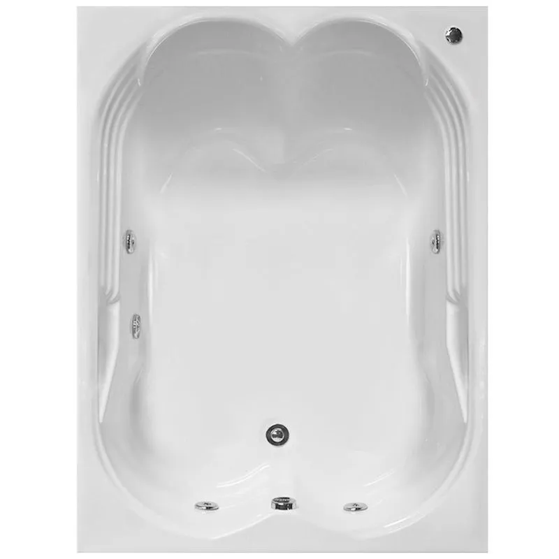 Banheira de Hidromassagem Hierro Dupla 1,80x1,20x0,40 Acrilico-Padrão