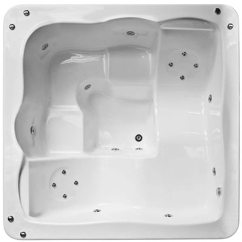 Spa Lineaplas Malaga 2,00x2,00x0,87 Gel Coat Com Hidro-Padrão