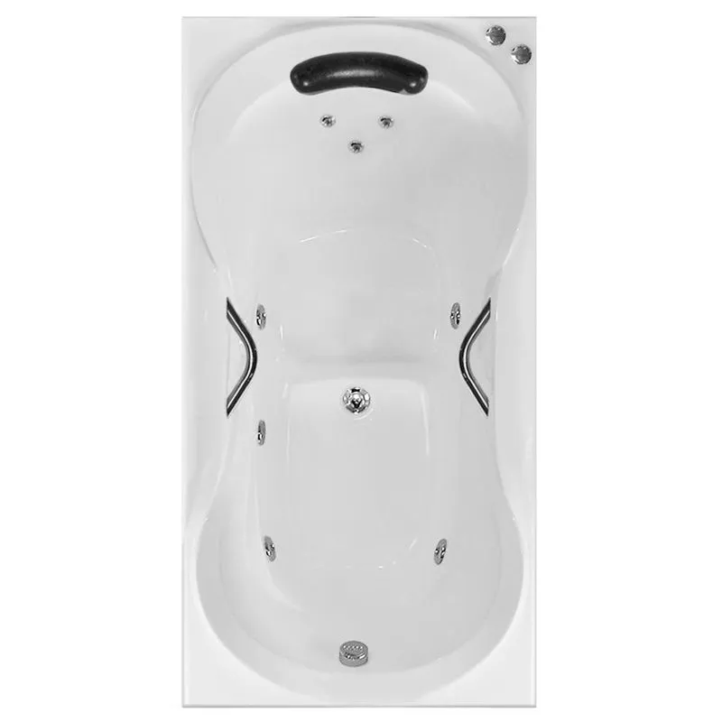Banheira de Hidromassagem Ottawa Individual 1,80x0,90x0,42 Gel Coat-Completa