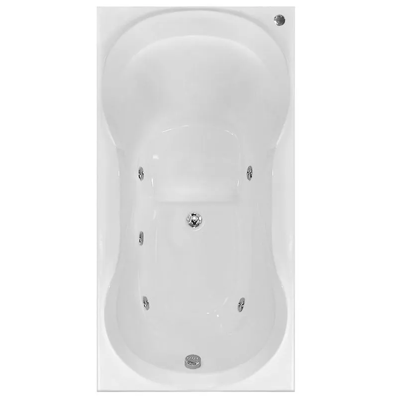 Banheira de Hidromassagem Ottawa Individual 1,80x0,90x0,42 Gel Coat-Padrão