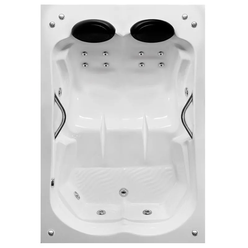 Banheira de Hidromassagem Gardenia Dupla 1,80x1,20x0,50 Gel Coat-Completa