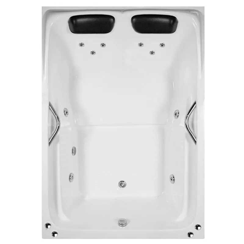 Banheira de Hidromassagem Toronto Dupla 1,70x1,20x0,45 Gel Coat-Completa
