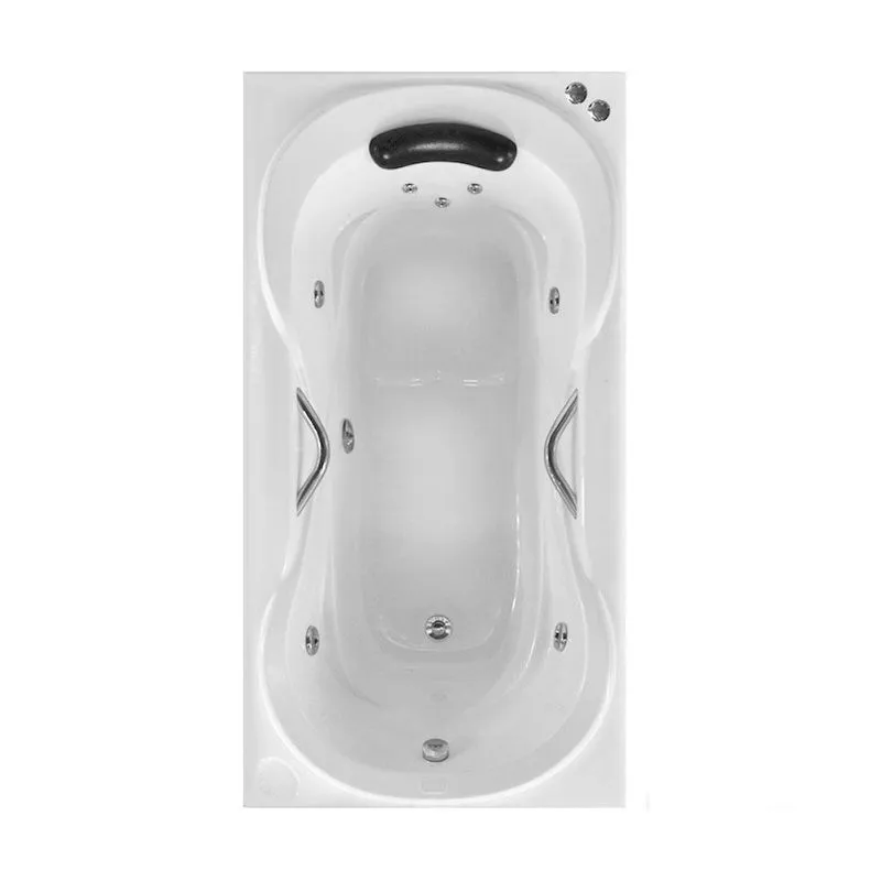 Banheira de Hidromassagem Ortiz Individual 1,50x0,92x0,43 Gel Coat-Completa