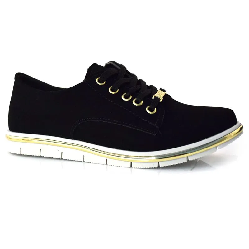 Oxford Feminino Lacolly Preto 638S 34