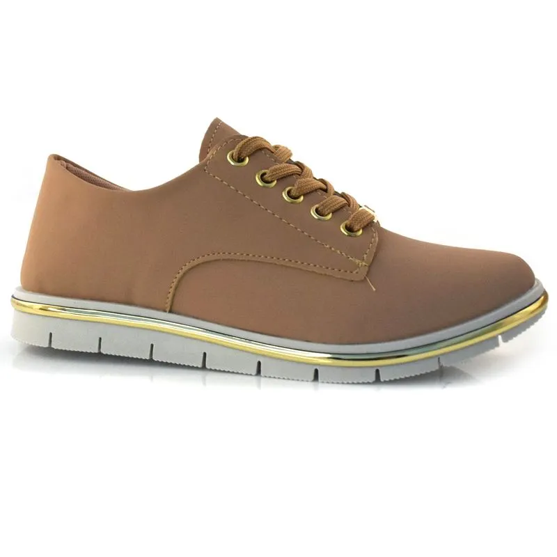 Oxford Feminino Lacolly Bege 638S 36