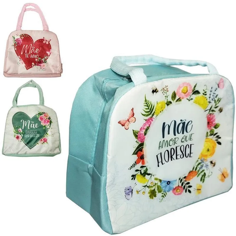 Bolsa Termica Mae - Delicada E Sofisticada 22,5x19x12,5cm