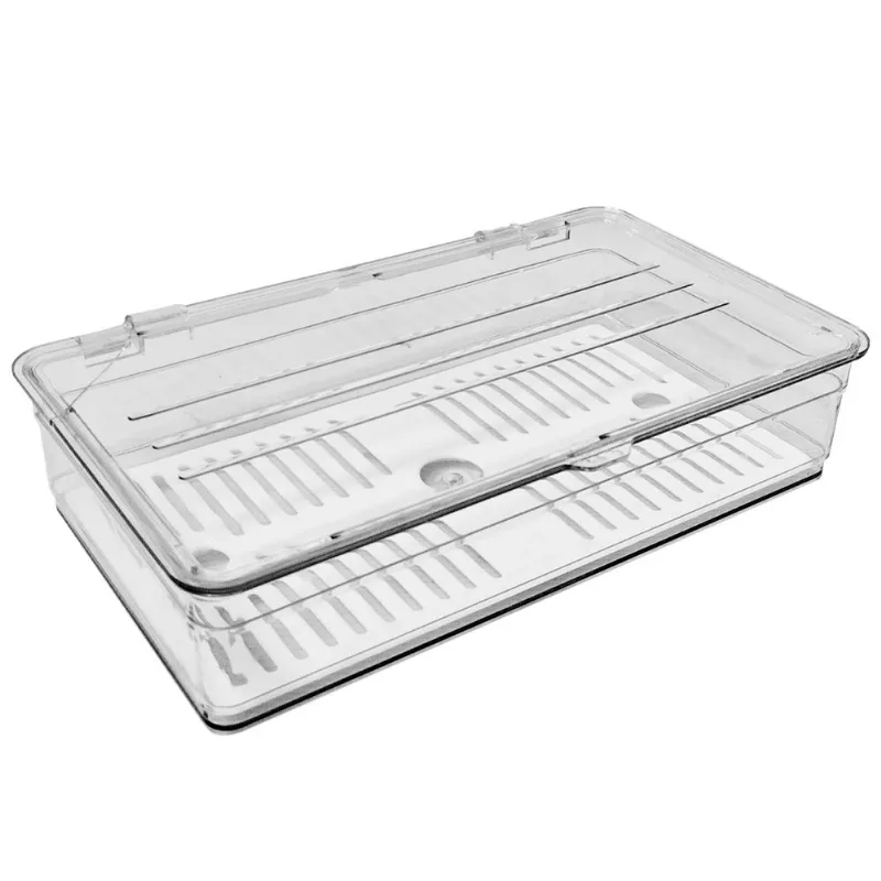 Organizador De Geladeira 27,5x16x6cm em Acrílico FWB