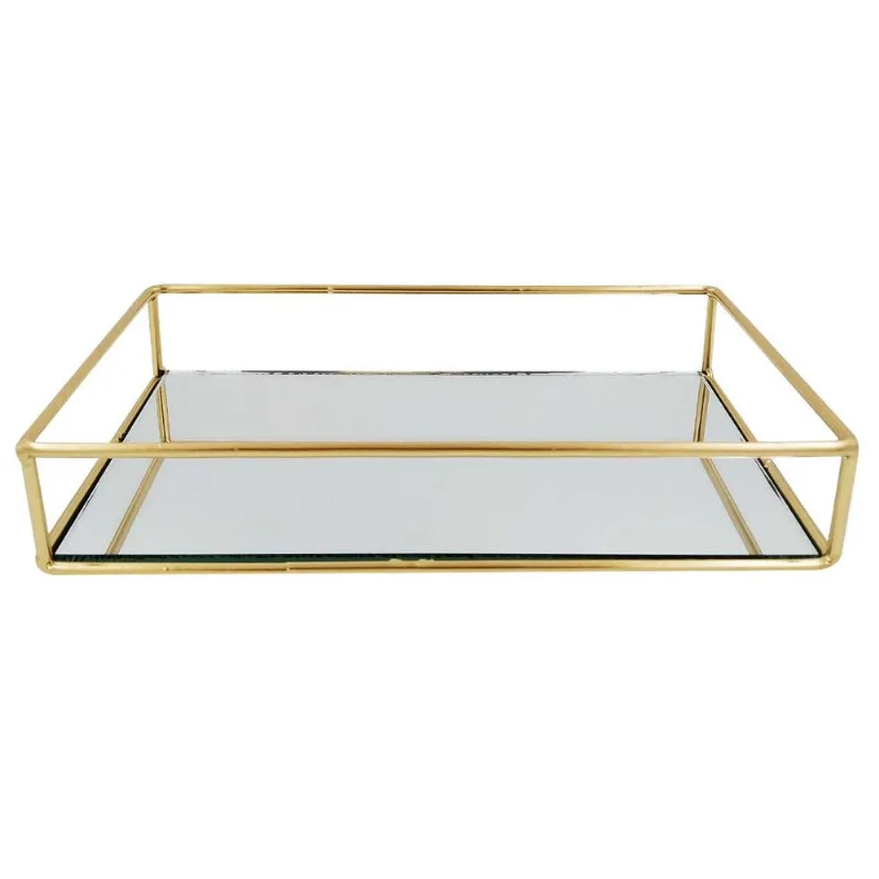 Bandeja Decorativa 20x12cm em Metal Fwb