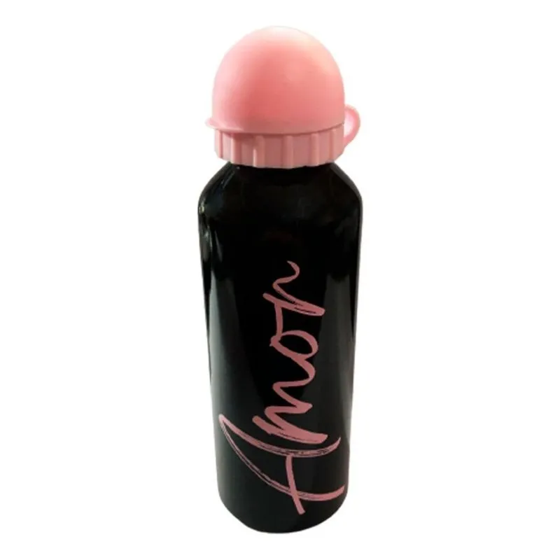 Squeeze Garrafa Alumínio Fitness Água 500ml Amor Gratidão
