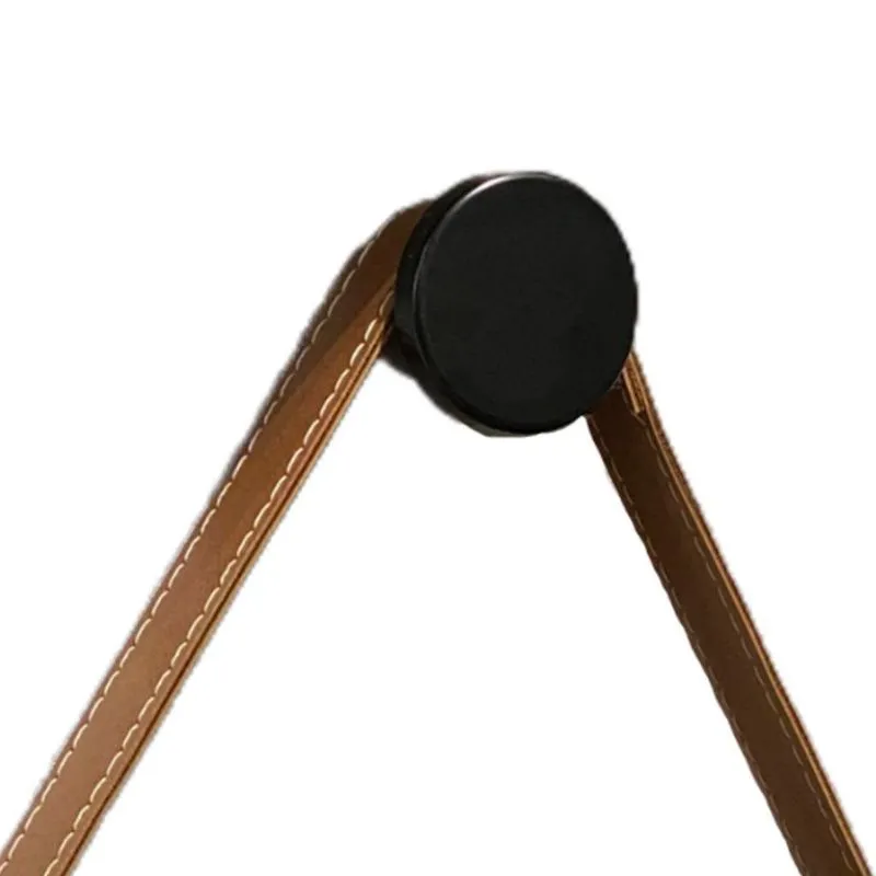 Pino Suporte Pendurador Espelho Adnet Parede Decoração Preto