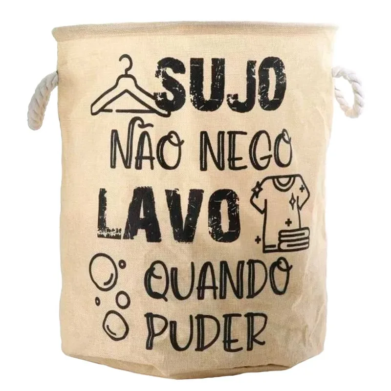 Cesto Organizador Multiuso 40x47cm em Poliéster FWB- Modelo 1