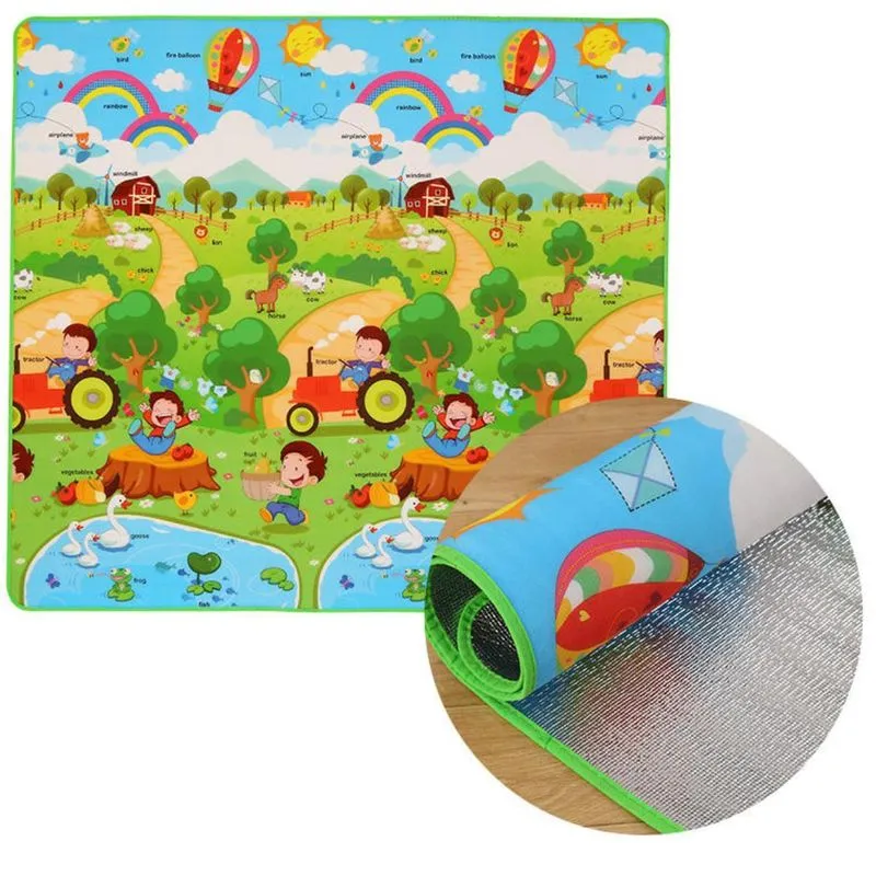 Tapete De Atividades Infantil Proteção Térmica 120x90cm