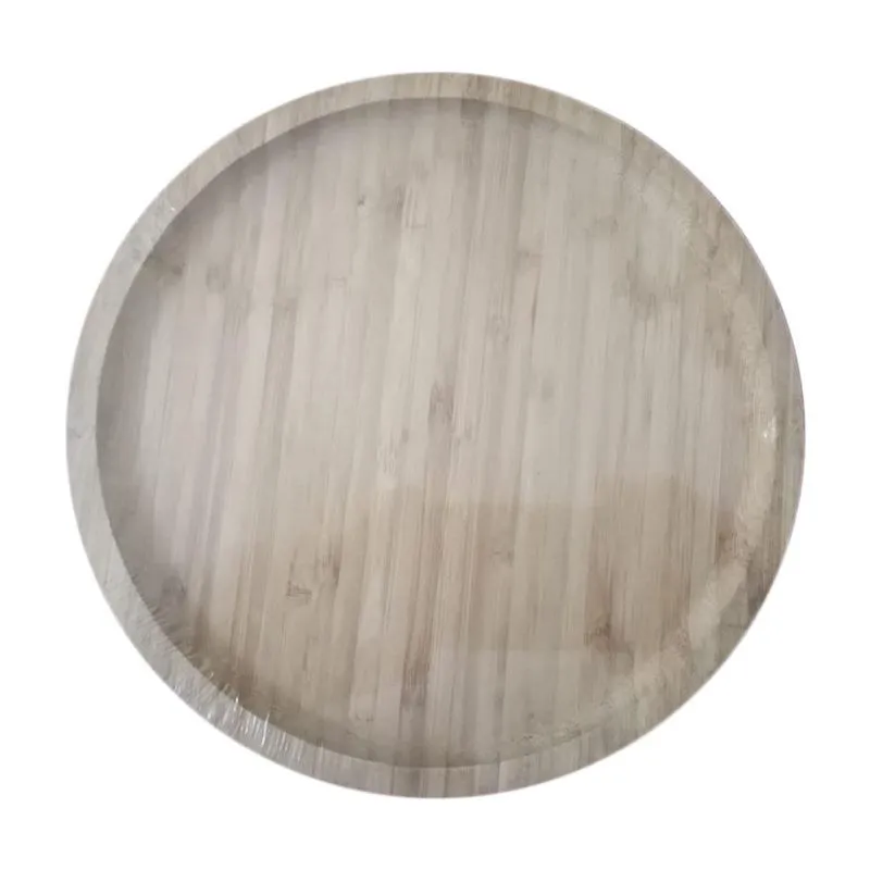 Prato Bandeja De Bambu Petisqueira Tabua 20 Cm