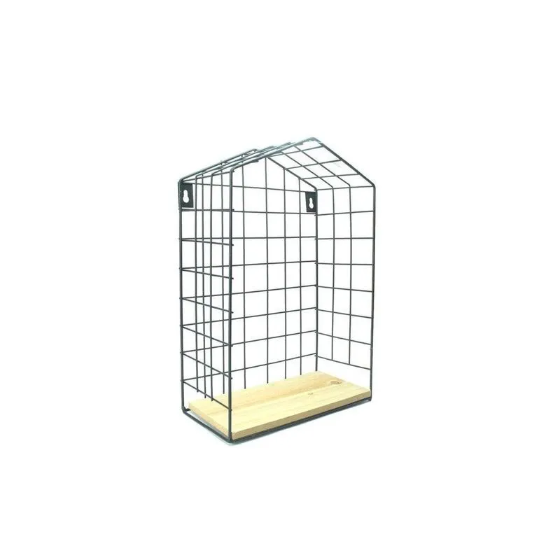 Nicho Aramado Casinha 33x22cm Fwb - preta