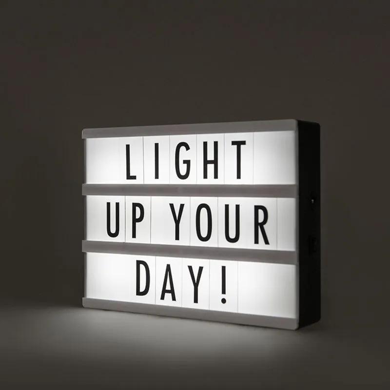 Letreiro Luminoso LightBox LED