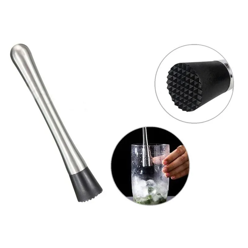 Socador De Inox Para Preparo De Drinks E Caipirinha