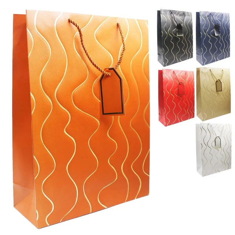 Sacola P/ Presente Curvas 42x31cm em Papel FWB