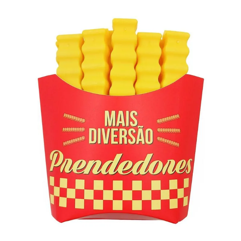 Prendedor Veda Embalagem Batata Frita Imã Geladeira 11