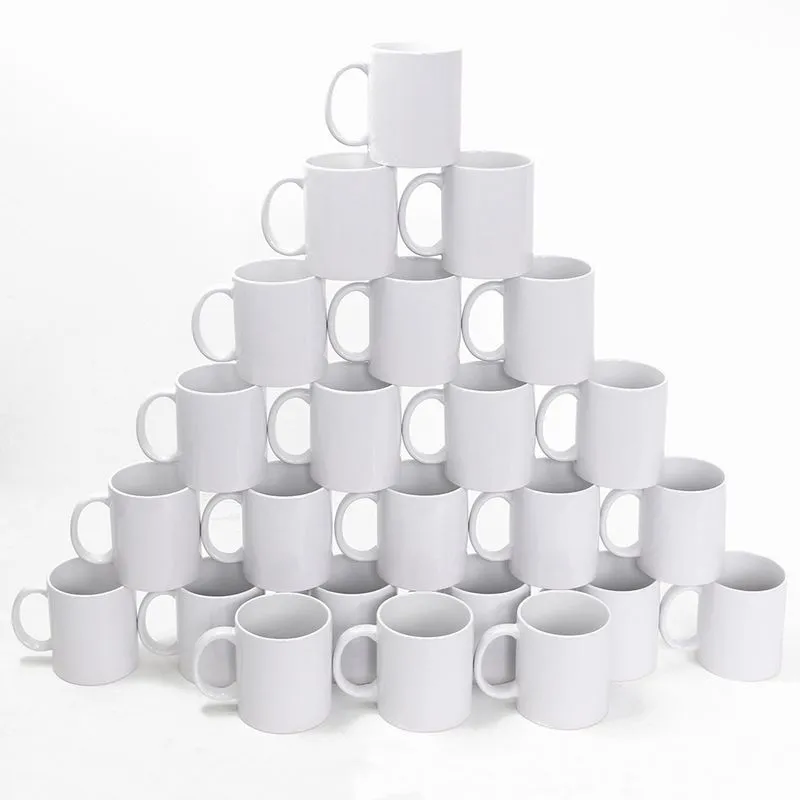 Caneca de Porcelana para Sublimação Premium 325ml - 24 Unidades