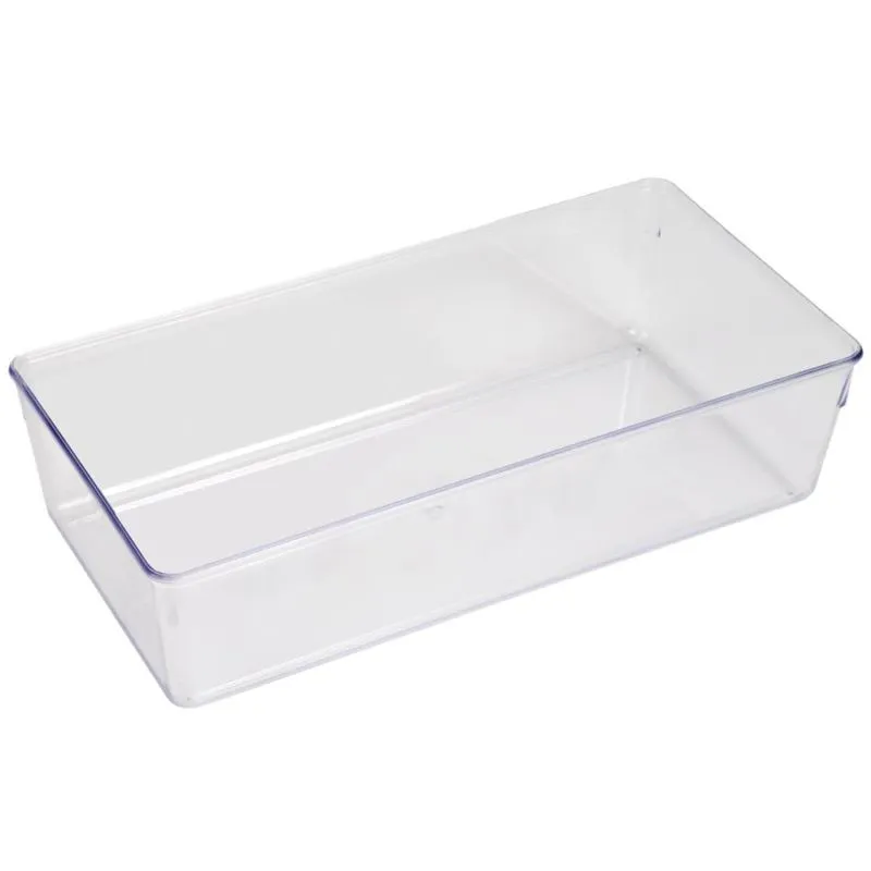 Organizador Gavetas Multiuso Acrílico Empilhável 34x11x5cm