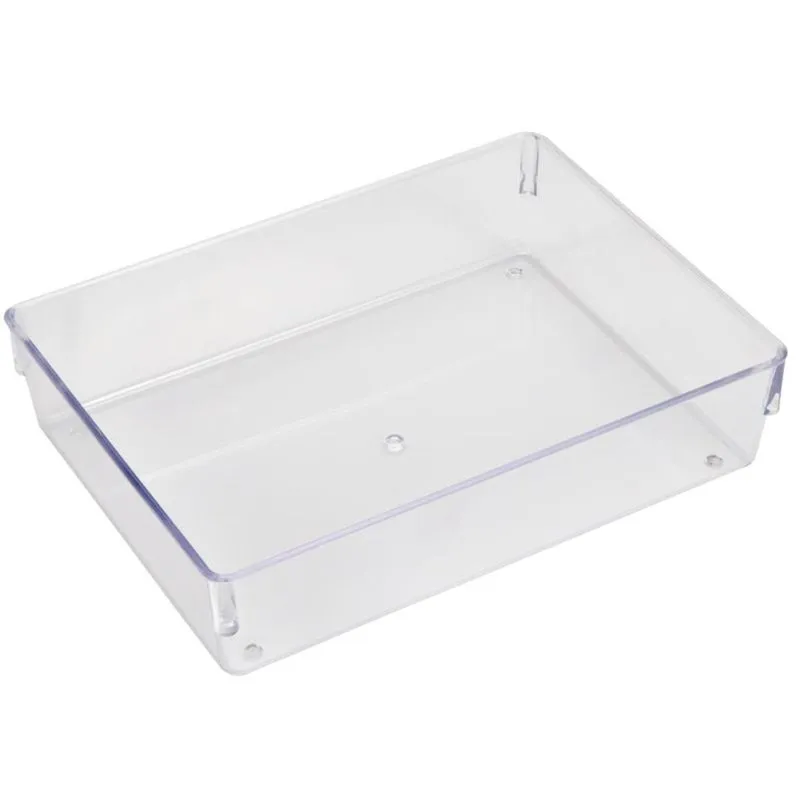 Organizador Gavetas Multiuso Acrílico Empilhável 23x17x5,5cm