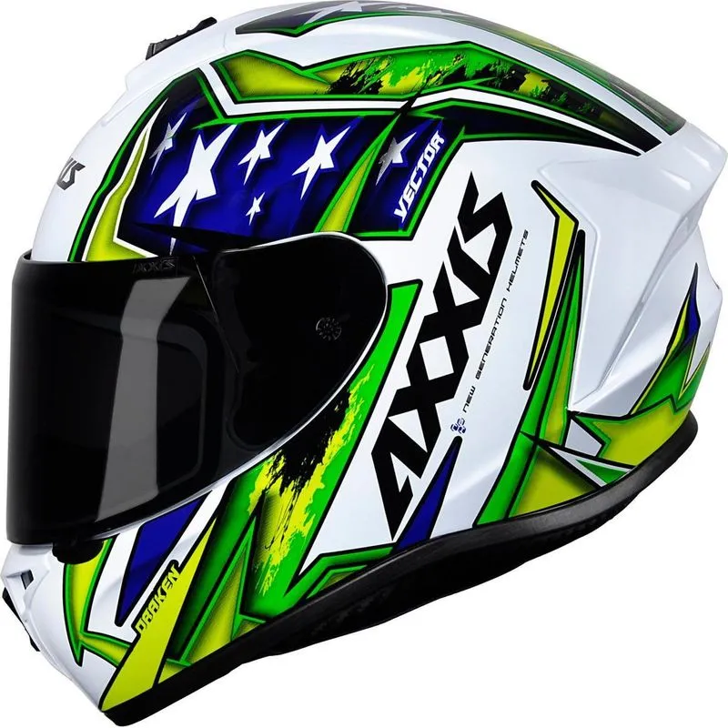 Capacete Axxis Draken Patriot Brasil Tam60